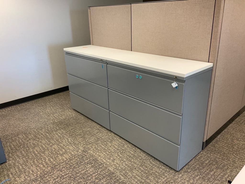 Lateral File Common Top, 18x72, White Laminate