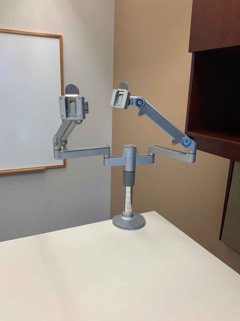Dual Monitor Arm (no Vesa Plates)