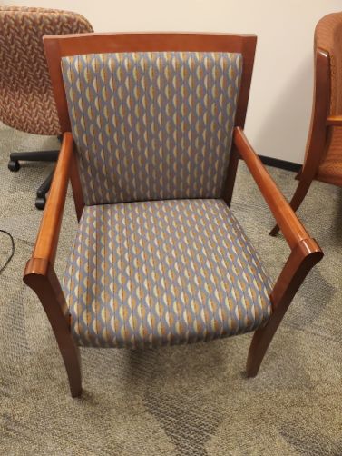 Patterned Guest Chair