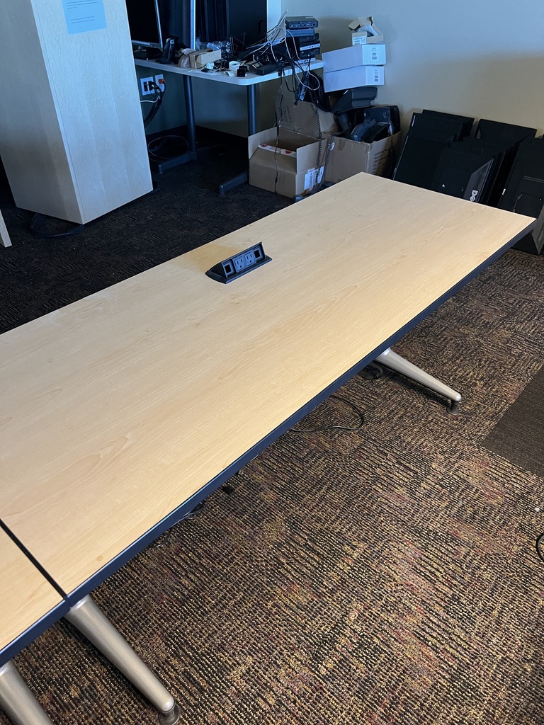 Maple Training Tables (on wheels) 