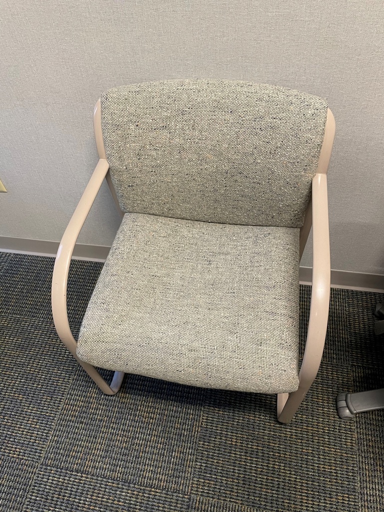 Conference Chair - Grey - Upholstered