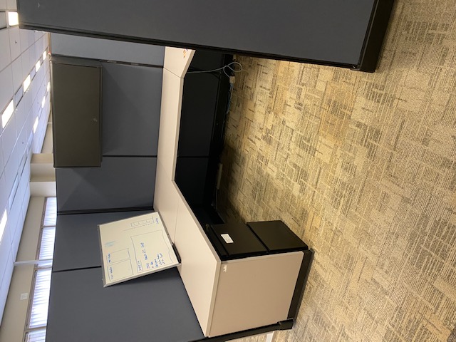 Workstation Herman Miller Blue Fabric