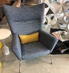 Blue Wing Chair