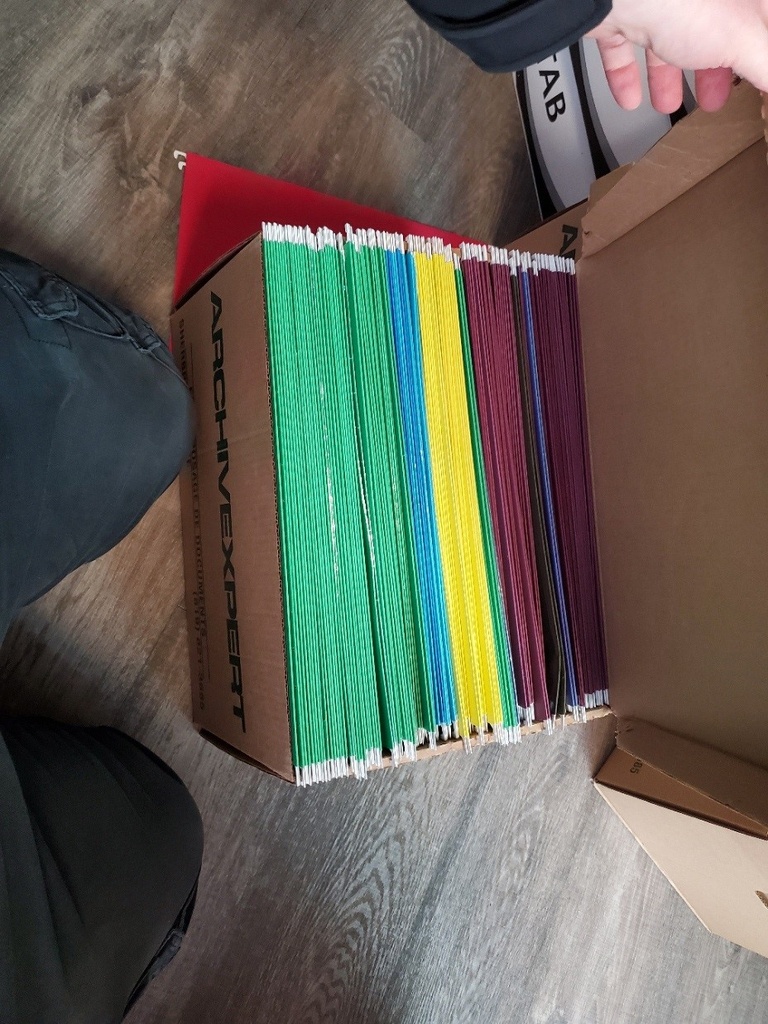 Box of Hanging Folders