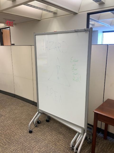 White Board Finish, 2 Sided, Standard White Board Finish, 72H x 42W