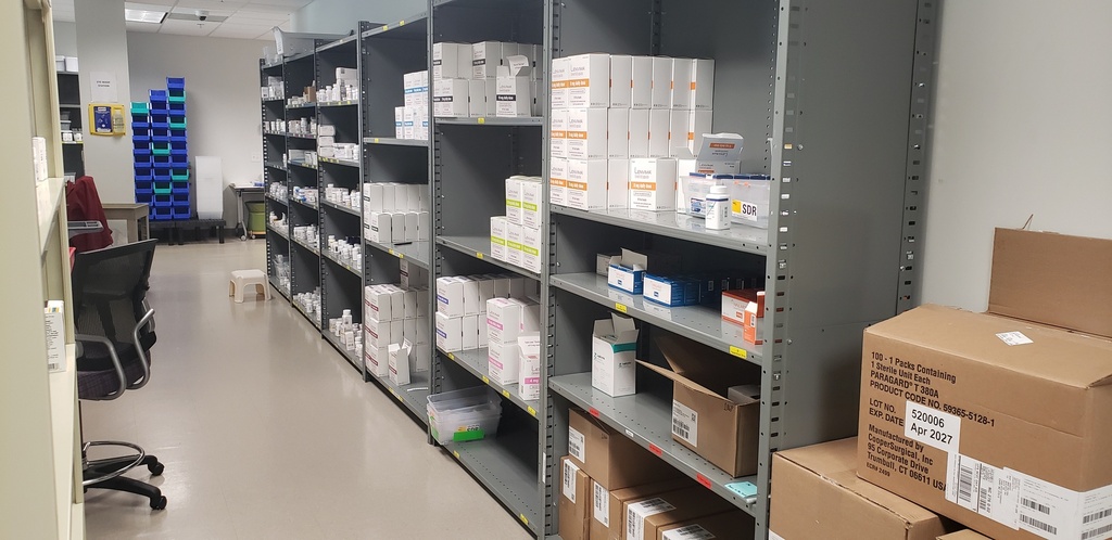 Metal Shelf - Grey 18x48.5