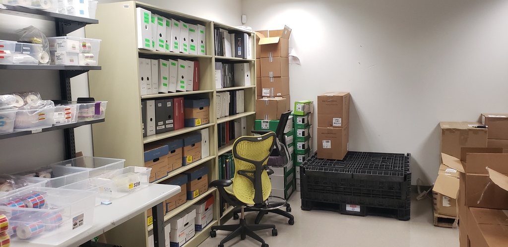 Metal Shelf - Tan for Library