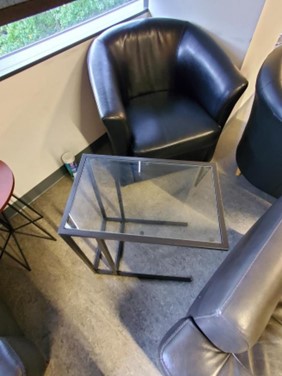 Glass Side Table