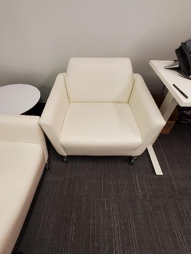 White Lounge Chair