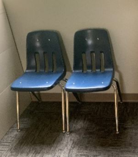 Stackable Chair, blue