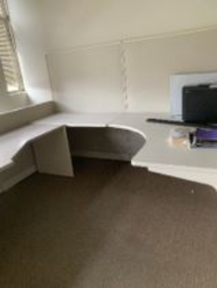 Desk, L-Shape, white