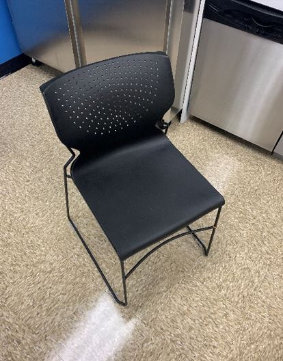 Lunch chairs, black