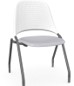Bixby Armless Stacker - 4 Legs, Plastic (Grey) **Photo Representative**