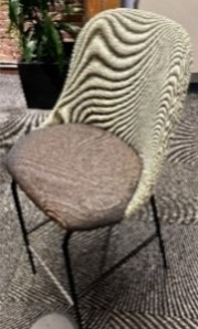 Aleta High Back Counter Stool