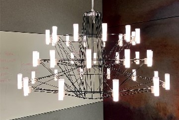 Coppelia Chandelier Small Black