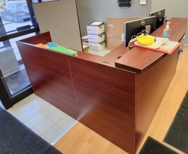 Reception desk