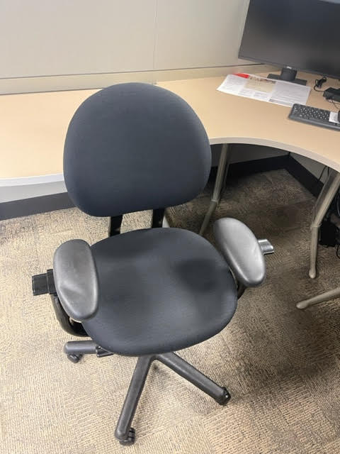 BLACK TASK CHAIRS 
