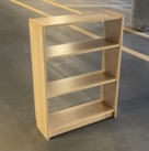 3 - Shelf Wooden Bookcase (32W 11D 42H)
