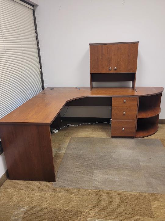 Wood Desk Set- Desk Lft