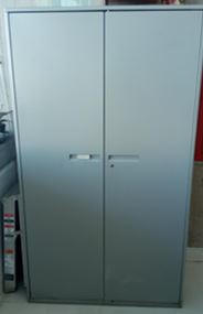 Tall metal cabinet | Gabinete alto de metal