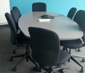 Meeting table, grey | Mesa de reuniones, gris