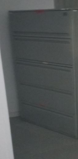 Metal filing cabinet, 5-drawers, grey | Archivador de metal, 5 cajones, gris