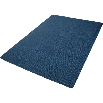 Plastic mat, with blue trim | Alfombrilla de plástico, con ribete azul