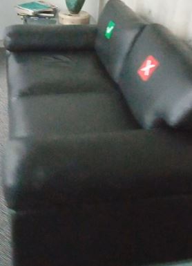 Sofa, black | Sofá negra