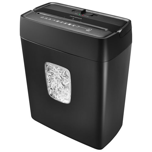 Paper shredder, black | Trituradora de papel, negro