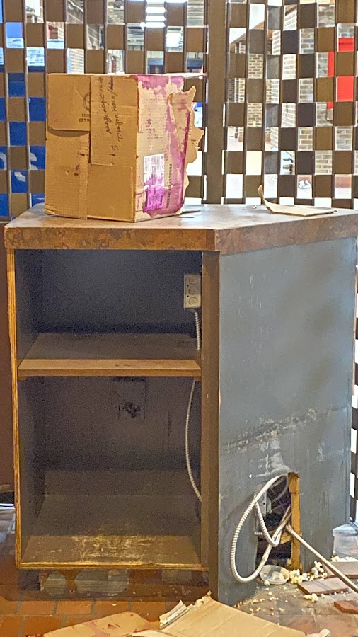 Asymetrical Cabinet Shelf (wood)