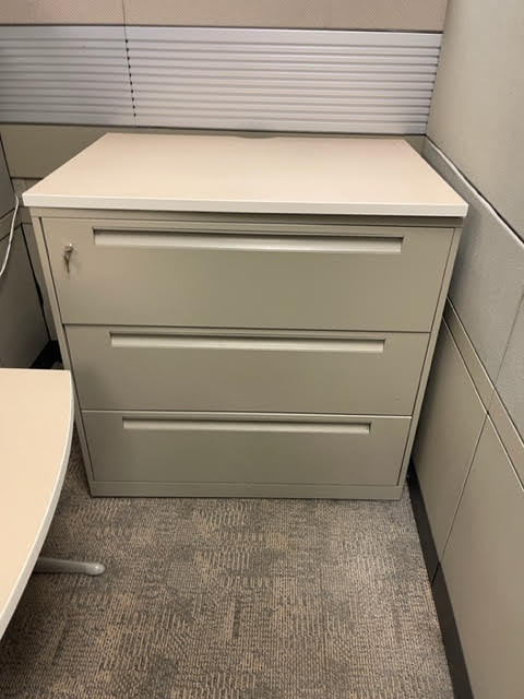 3 DRAWER FILE TAN 