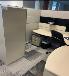 STEELCASE WORKSTATION 8X8 