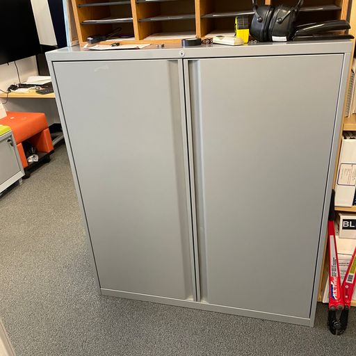 Gray storage cab (staying)