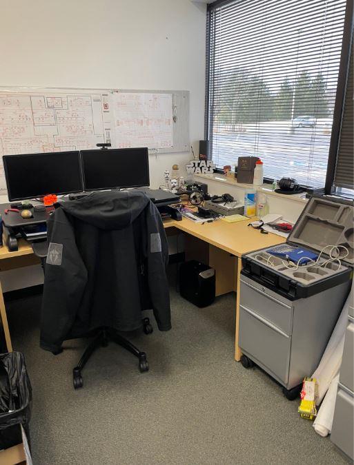 L Shape Desk - Maple