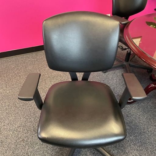 Black Leather Chairs/Burgundy Leather Chairs