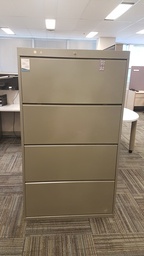 [#D10-26] Filing - 4 Drawer Lateral Metal