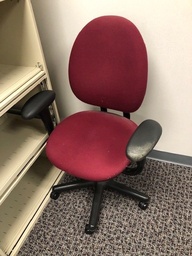 [#B13-4] task chair red