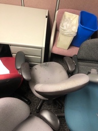 [#B13-21] task chair gray &amp; black