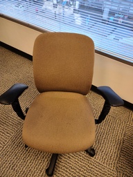 [#B13-35] Brown Task Chair - With Arms