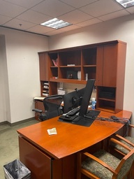 [#E7-160] Left Hand U Desk 9x7'