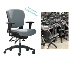 [#B12-0] Teknion Savera Synchro-Tilt Task Chair, dark green