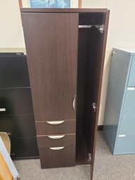 [#D28-3] Wardrobe with drawers - 2' x 2' x 64" tall