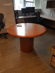 [#C9-28] Round Communal Table - Wood