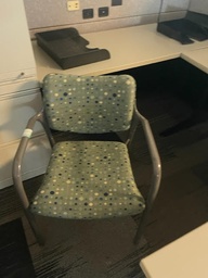 [#B8-57] PATTERNED SIDE CHAIR