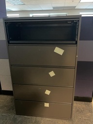 [#D12-47]  5 DRAWER FILE - DARK