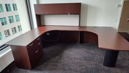 [#E8-76] U- Shaped Mohogany suite