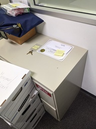 [#D6-69] White 2-Drawer Lateral Filing Cabinet