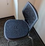 [#B4-107] Chair, armless, 18" x 20" x 34"