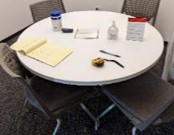 [#C5-405] Table, Round J48" x 48" x 30"