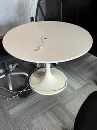 [#C5-236] Round Table - 42" W x 18"H with hole drilled in it